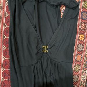 Trina Turk sleeveless black very soft tunic top/ dress or bathing suit coverup